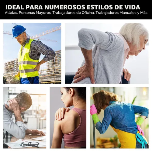 Vista 9 de TENS 7000 Unidad digital TENS con accesorios y 48 almohadillas de electrodos, unidad TENS estimulador muscular para alivio del dolor de espalda