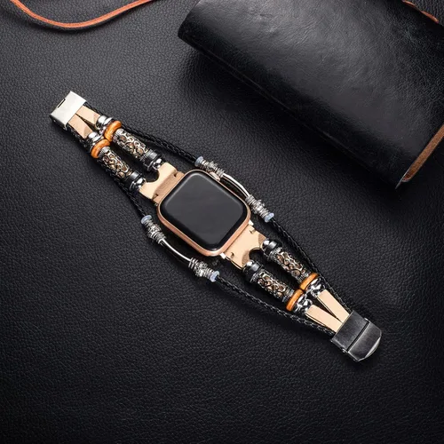 Vista 4 de Compatible con Apple Watch Band de 1.811 in 1.772 in 1.732 in 1.654 in 1.614 in 1.575 in 1.496 in 1.929 in, iWatch Series
