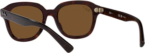 Vista 6 de Ray-Ban Gafas de sol cuadradas Rb4398f Erik Low Bridge Fit para mujer