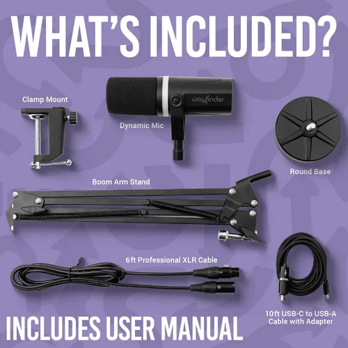 Vista 6 de Wayfinder WF-BROADCASTBOOM-MIC
