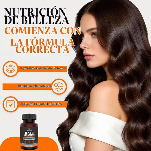 Vista 8 de Hair Vitamins with Biotin 5600 mcg, Collagen & Hyaluronic Acid