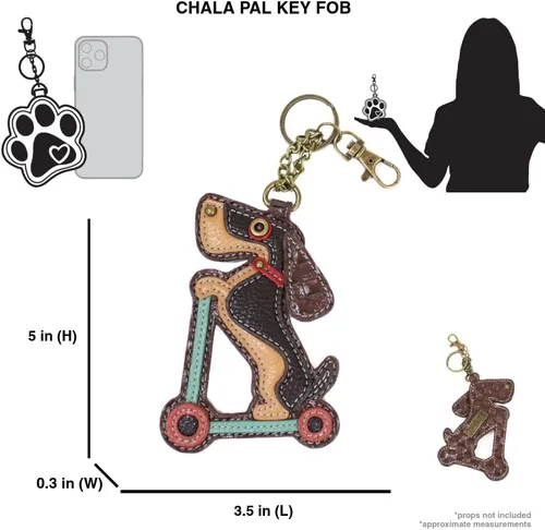 Vista 30 de CHALA Dog Collection - Llavero decorativo para mujer