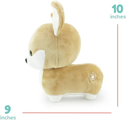 Vista 2 de Bellzi Tan Corgi Juguete de Peluche de Animal Lindo - Adorable Juguete Suave de Corgi de Peluche y Regalos - Regalo Perfecto para Niños, Bebés