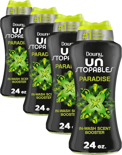 Vista 45 de Downy Unstopables - Perlas potenciadoras de aroma de lavandería para lavadora, exuberante, 10 onzas (paquete de 4)