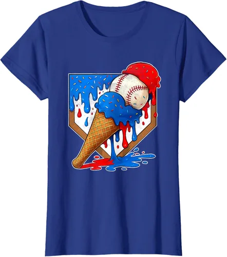 Vista 7 de Camiseta de béisbol desgastada para niños y jóvenes