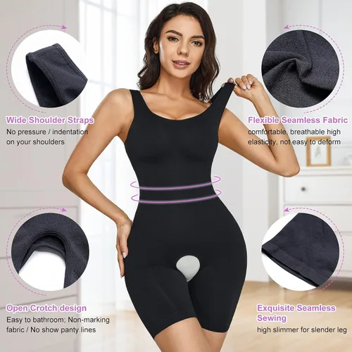 Vista 2 de RGAINON Shapewear para mujeres cintura entrenador Body Control de barriga faja colombianas cuerpo completo Shaper Butt Lifter muslo más delgado