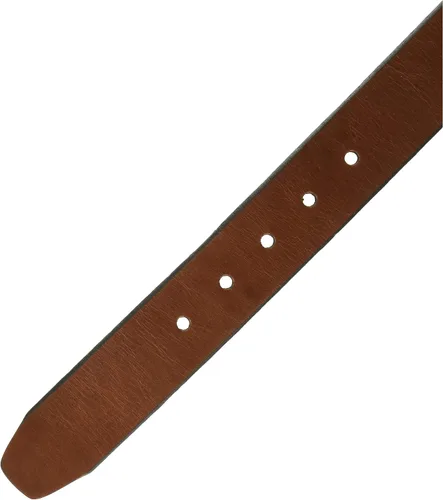 Vista 4 de Fossil Cinturón de cuero marrón para hombre