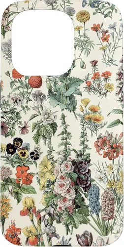 Vista 14 de Cute Flowers Vintage Botanical Flower Illustration Case for iPhone 17