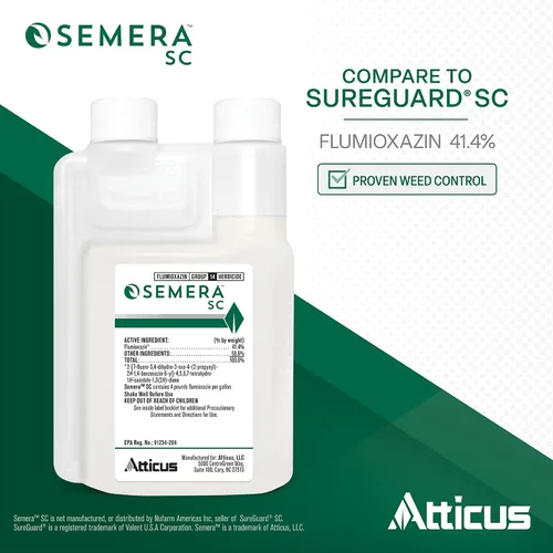 Vista 2 de Atticus Semera SC Herbicida (8 oz) - Flumioxazin 44% Control de malezas