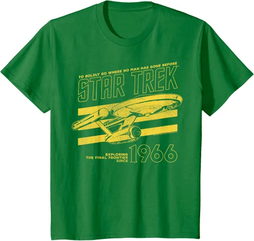 Vista 32 de Star Trek: The Original Series Enterprise '66 Collegiate Camiseta Negro