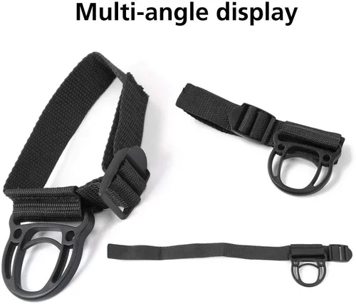 Vista 2 de JeCar 2 piezas de gancho para barra enrollable para colgar ropa para Jeep Wrangler CJ YJ TJ LJ JK JKU JL JLU JT Sports Sahara Freedom Rubicon & Negro