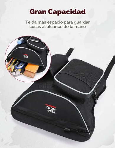 Vista 3 de KEMIMOTO Bolsa de almacenamiento para UTV Bolsas centrales compatibles con Can-Am Maverick y 2011-2020 Commander 800 1000 MAX DS RS XC R DPS X XT