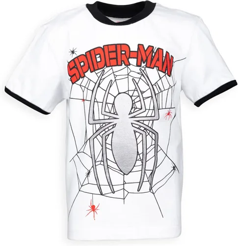 Vista 9 de Marvel Spider-Man - Paquete de 4 camisetas sin botones para niños pequeños a grandes