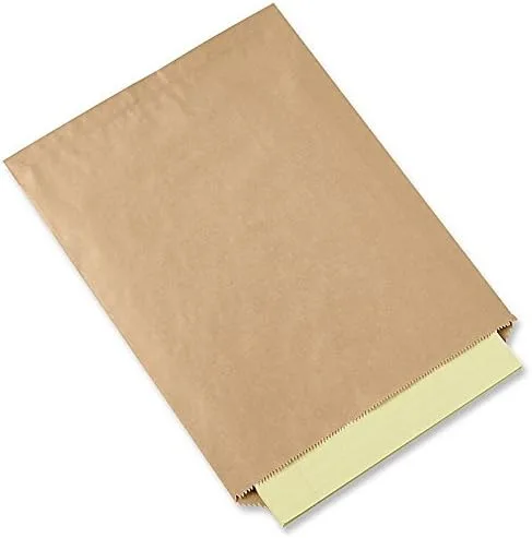 Vista 2 de A1BakerySupplies® Bolsas de papel kraft planas para mercancía, paquete de 100 (10 x 13 pulgadas)