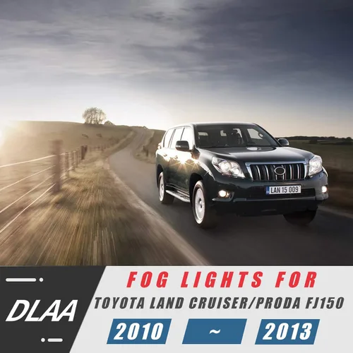 Vista 7 de DLAA Luces de niebla para Land Cruiser/Prado FJ150 2010 2011 2012 2013 niebla lámparas Toyota
