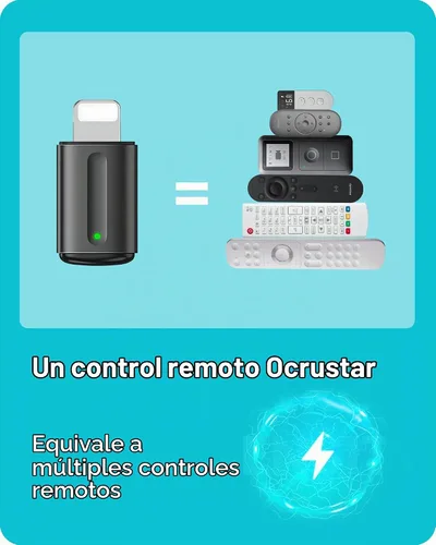 Vista 5 de IR Blaster - Mando a distancia universal para iPhone Lightning Negro