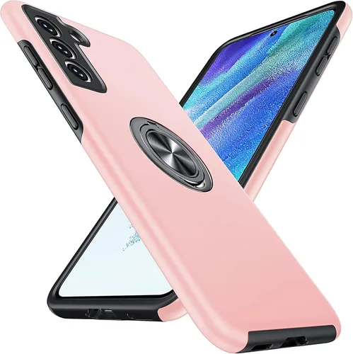 Vista 9 de Anqrp Funda para Samsung Galaxy A53 con soporte de anillo, color negro