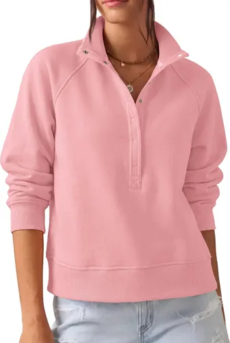 Vista 15 de PRETTYGARDEN Sudaderas de gran tamaño de moda para mujer Marrón