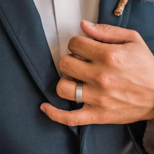 Vista 4 de Stainless Steel Decorative Rings for Men and Women