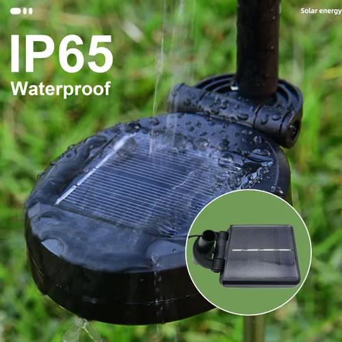 Vista 6 de 2 piezas de repuesto de luz solar de 2.5 x 3 pulgadas, parte superior de repuesto de luz solar con caja de batería impermeable con sensor para tapas