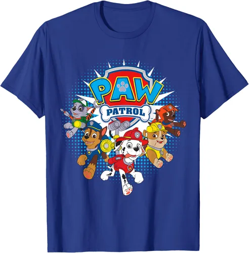 Vista 16 de Camisetas de Nickelodeon de Paw Patrol Team para hombres y mujeres