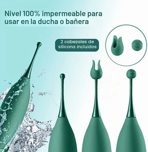 Vista 5 de High-Frequency Clitoris Lemon Vibrator, Adult Women Sex Toys Verde
