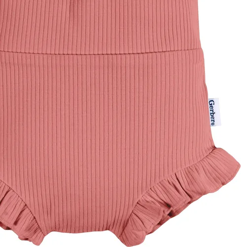 Vista 5 de Gerber Paquete de 3 pantalones cortos de burbujas para bebé niña