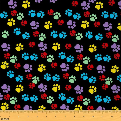 Vista 12 de Feelyou The Yard - Tela para tapicería de té de la tarde, tazas de té de estilo vintage, tela de tapicería floral para sillas, flores de rosas