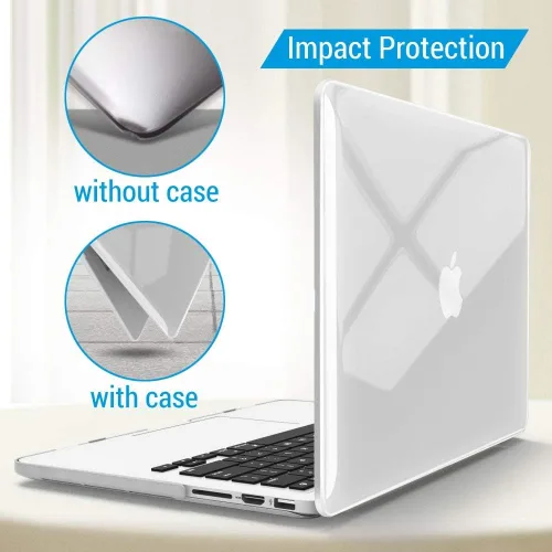 Vista 56 de IBENZER - Compatible con Funda para MacBook Pro de 13 Pulgadas 2015 2014 2013 Finales 2012 A1502 A1425, Carcasa Rígida con Cubierta para Teclado