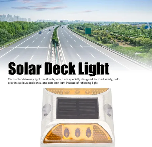 Vista 7 de FTVOGUE Luz solar para entrada, luces solares de cubierta, luces LED solares para exteriores, luces LED para muelle de barco, luces de doble cara