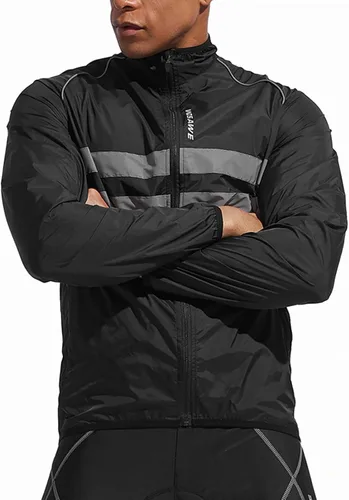 Vista 3 de Chaqueta de ciclismo plegable para hombre, bicicleta de montaña, motocicleta, bicicleta, correr, ligera, pesca, ciclismo, cortavientos