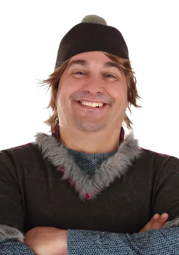 Vista 3 de Disfraz de adulto Deluxe de Kristoff de Frozen talla extra Multicolor