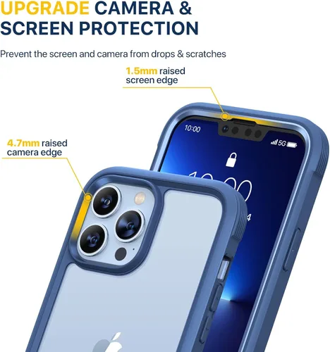Vista 142 de DIACLARA - Funda transparente compatible con iPhone XR 6.1 pulgadas 2018