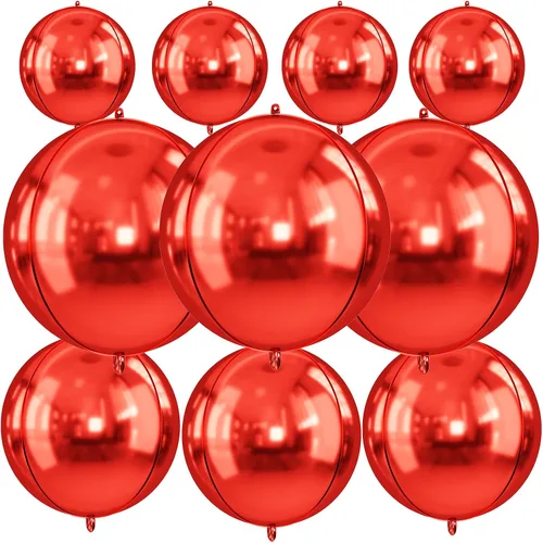 Vista 9 de Globos redondos de papel de aluminio para baloncesto, globos de helio 4D de 22 pulgadas, 18 pulgadas, 15 pulgadas, balón de baloncesto negro