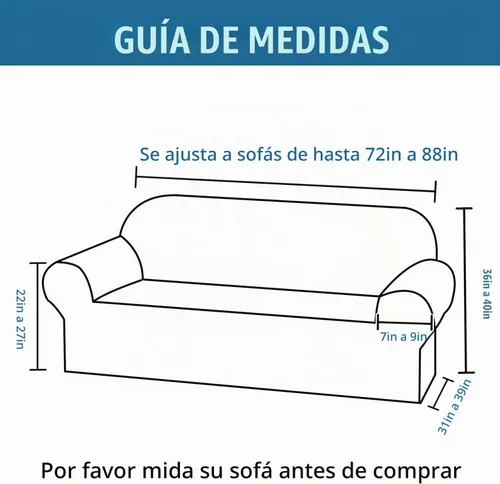 Vista 2 de H.VERSAILTEX Funda elástica para sofá, fundas suaves para muebles de 3 cojines, con tela jacquard gruesa a cuadros con parte inferior elástica, sofá