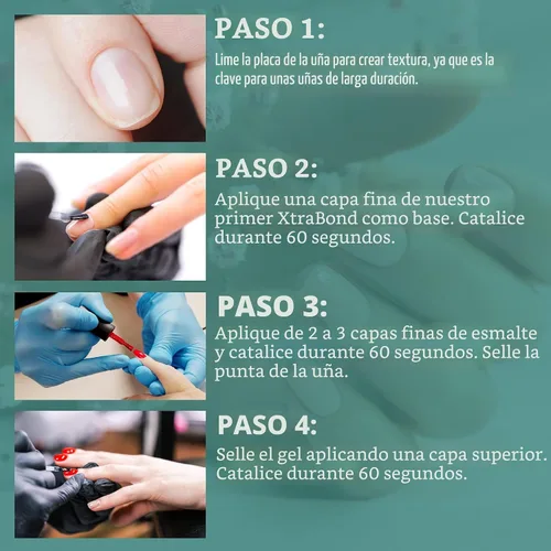 Vista 2 de Mia Secret 3 unidades sin ácido imprimación Xtra Bond acrílico UV Gel 0.5 fl oz