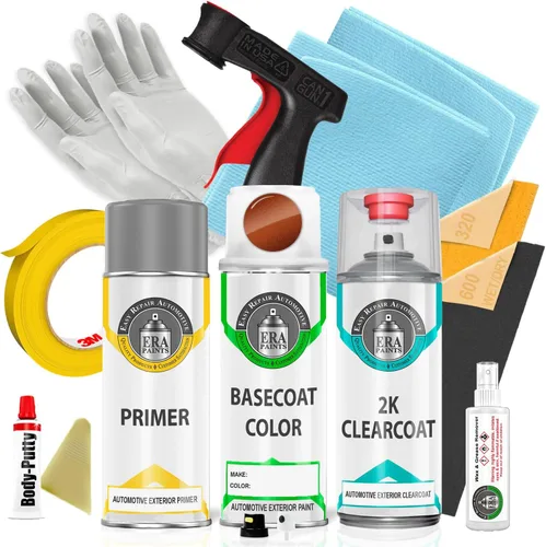 Vista 11 de ERA Paints PEC/VEC - Sinamon Stick Metallic para DODGE Exact Match Automotive Touch Up Paint Spray - Kit esencial 2K