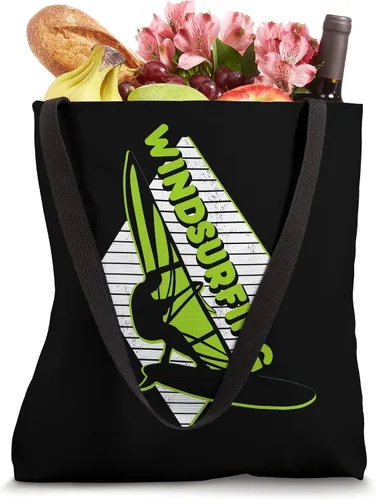 Vista 4 de Windsurfing Water Sports Windsurf Sailboard Windsurfer Tote Bag