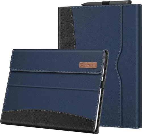 Vista 11 de Fintie Funda para Microsoft Surface Pro 11/10/9 de 13 pulgadas - Cubierta tipo cartera de negocio con múltiples ángulos de visualización