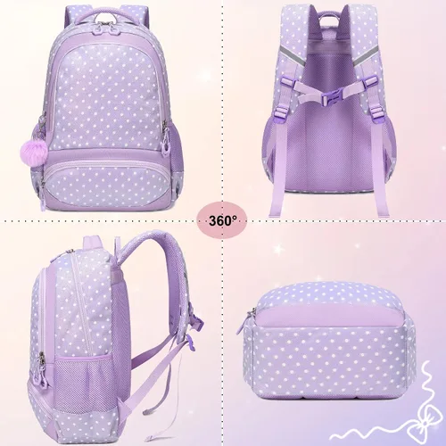 Vista 49 de Juego de mochila para niñas con diseño de unicornio, mochila escolar para niños, mochila para libros para niñas, set 3 en 1, regreso a clases