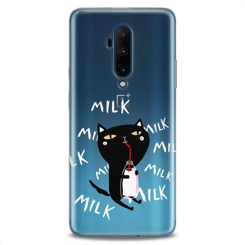 Vista 7 de Funda de TPU compatible con OnePlus 10T 9 Pro 8T 7T 6T N10 200 5G 5T 7 Pro Nord 2 Black Baby Cats Kawaii Flexible Silicona Animales Diseño Lindo