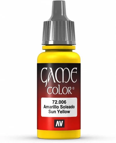 Vista 63 de Vallejo Game Color Bald Moon Yellow Pintura, 17 ml