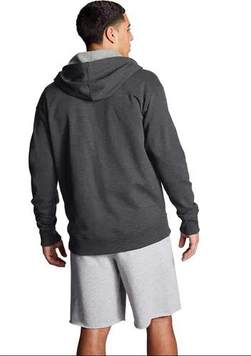 Vista 6 de Champion, Powerblend - Sudadera con capucha y cremallera para hombre (regular o grande y alto)