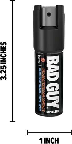 Vista 2 de Byrna BGR MAX Spray de Pimienta + Gas Lacrimógeno Máximo Poder de Detención Tecnología de Marcado UV con Rastreador de Agresores Spray