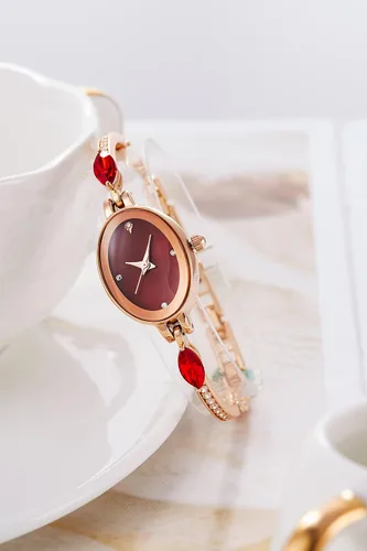 Vista 4 de TIME100 Womens Watch,Mini Ladies Fashion Dress Women Watch Oval Bracelet Dial Quartz Wrist Watch,Waterproof Watch for Women