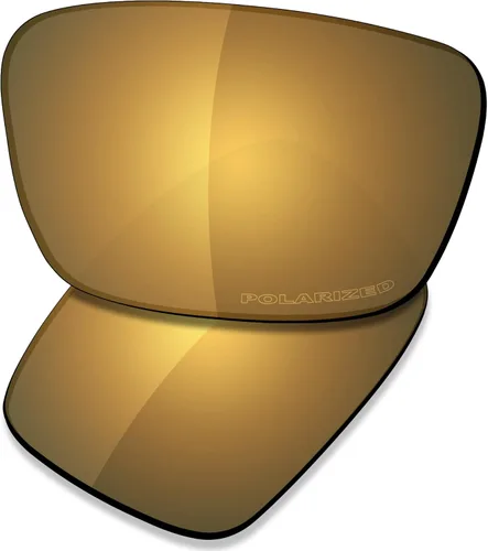 Vista 7 de SAUCER Premium Replacement Lenses for Oakley Fuel Cell OO9096 Sunglasses polarizado oro de 24 quilates