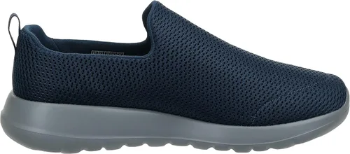 Vista 9 de Skechers Go Max-Athletic Tenis para caminar para hombre, de malla de aire y sin cordones, Azulgris