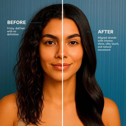 Vista 5 de Brscience Fusionfrizz Tratamiento orgánico de queratina - Solución profesional para alisar e iluminar el cabello, 3.4 fl oz