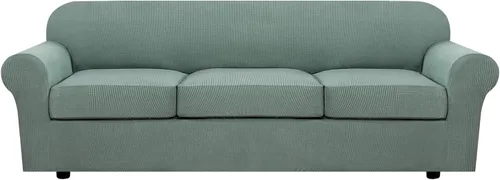 Vista 47 de H.VERSAILTEX Fundas de Sofá Elásticas para Cojines Fundas de Sofá para Muebles de Sala Fundas Protectoras