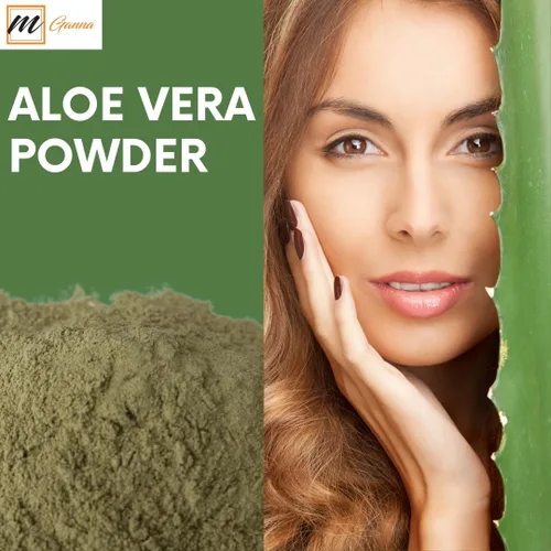 Vista 3 de Polvo de hoja de aloe vera 100% natural puro Aloe Barbadensis 0.50 libras / 8.01 oz